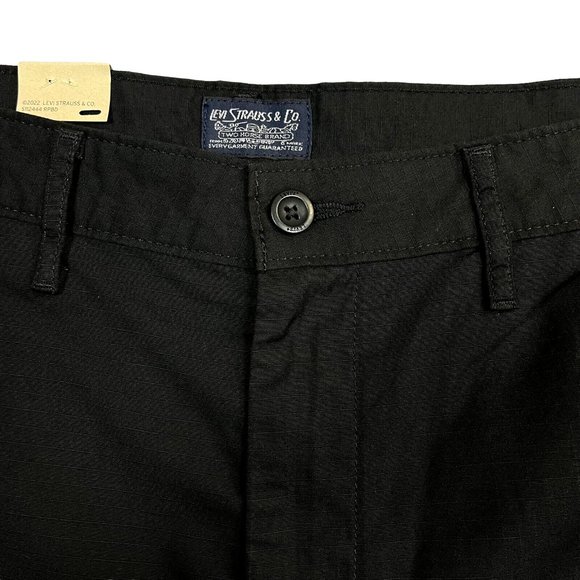 Levis Mens Carrier Cargo Shorts Size 34-36 Black Cotton Casual & Stylish Shorts - Picture 14 of 15